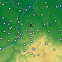 Nearby Forecast Locations - Landgraaf - Mapa