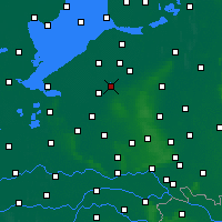 Nearby Forecast Locations - Harderwijk - Mapa