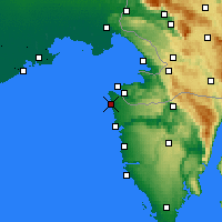 Nearby Forecast Locations - Umago - Mapa