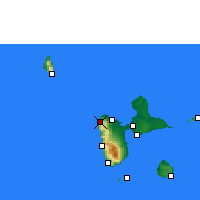 Nearby Forecast Locations - Deshaies - Mapa