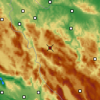 Nearby Forecast Locations - Bosanski Petrovac - Mapa