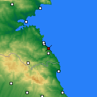 Nearby Forecast Locations - Carevo - Mapa