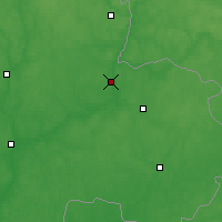 Nearby Forecast Locations - Krychaw - Mapa