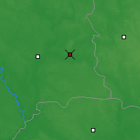 Nearby Forecast Locations - Dobrush - Mapa