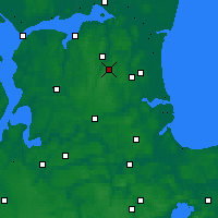 Nearby Forecast Locations - Skørping - Mapa