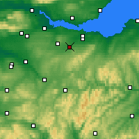 Nearby Forecast Locations - Livingston - Mapa