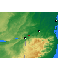 Nearby Forecast Locations - San Ignacio/Santa Elena - Mapa