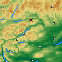 Nearby Forecast Locations - Loch Tummel - Mapa