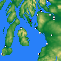 Nearby Forecast Locations - Rothesay - Mapa