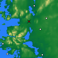 Nearby Forecast Locations - Castlebar - Mapa