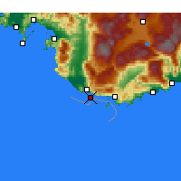 Nearby Forecast Locations - Patara - Mapa