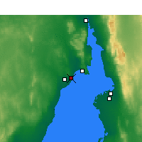 Nearby Forecast Locations - Whyalla - Mapa
