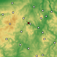 Nearby Forecast Locations - Hohenwarte Reservoir - Mapa