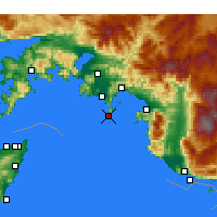 Nearby Forecast Locations - Fethiye - Mapa