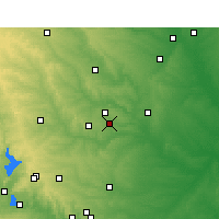 Nearby Forecast Locations - Killeen - Mapa