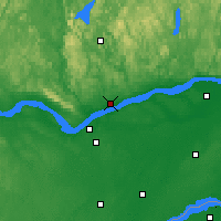 Nearby Forecast Locations - Gatineau - Mapa