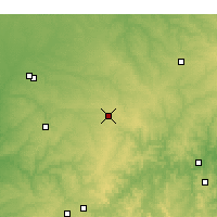 Nearby Forecast Locations - Monett - Mapa