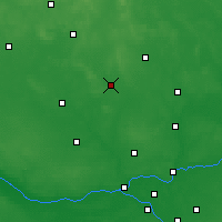Nearby Forecast Locations - Ciechanów - Mapa