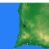Nearby Forecast Locations - Odemira - Mapa