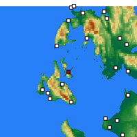 Nearby Forecast Locations - Ítaca - Mapa