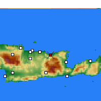 Nearby Forecast Locations - Malia - Mapa