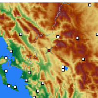 Nearby Forecast Locations - Kalpaki - Mapa