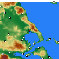 Nearby Forecast Locations - Vólos - Mapa