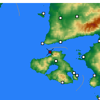 Nearby Forecast Locations - Metímna - Mapa