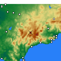 Nearby Forecast Locations - Ronda - Mapa
