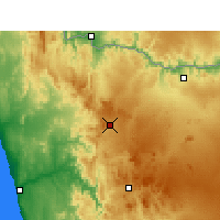 Nearby Forecast Locations - Steinkopf - Mapa