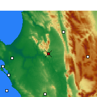Nearby Forecast Locations - Piketberg - Mapa
