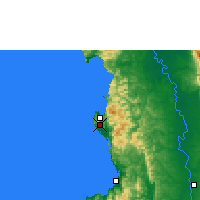 Nearby Forecast Locations - Bahía Solano - Mapa