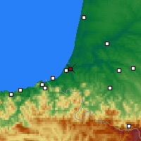 Nearby Forecast Locations - Baiona - Mapa