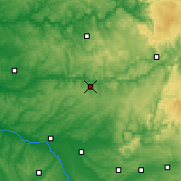 Nearby Forecast Locations - Cahors - Mapa