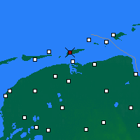 Nearby Forecast Locations - Schiermonnikoog - Mapa