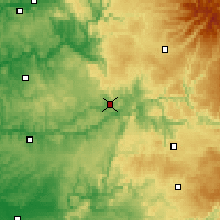 Nearby Forecast Locations - Figeac - Mapa