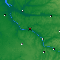 Nearby Forecast Locations - Réole - Mapa