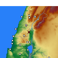 Nearby Forecast Locations - Quriate-Chemoná - Mapa