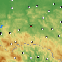 Nearby Forecast Locations - Jasło - Mapa