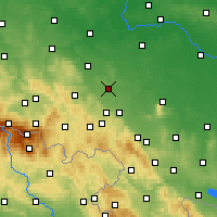 Nearby Forecast Locations - Strzegom - Mapa
