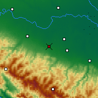 Nearby Forecast Locations - Régio da Emília - Mapa