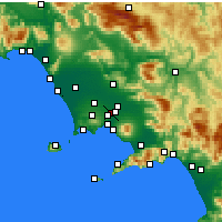 Nearby Forecast Locations - Afrágola - Mapa