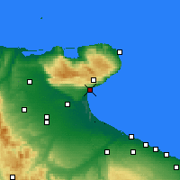 Nearby Forecast Locations - Manfredônia - Mapa