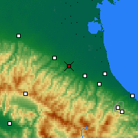 Nearby Forecast Locations - Faença - Mapa