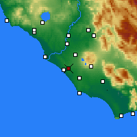 Nearby Forecast Locations - Pomezia - Mapa