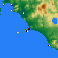 Nearby Forecast Locations - Orbetello - Mapa