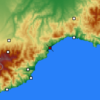 Nearby Forecast Locations - Savona - Mapa