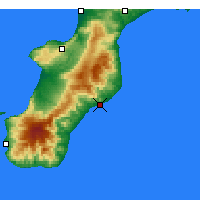 Nearby Forecast Locations - Roccella Ionica - Mapa