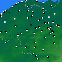 Nearby Forecast Locations - Deinze - Mapa