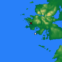 Nearby Forecast Locations - Clifden - Mapa